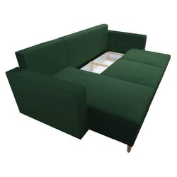 Canapea de colt Tempo Kondela Bleky Roh Left (Green) Thumb