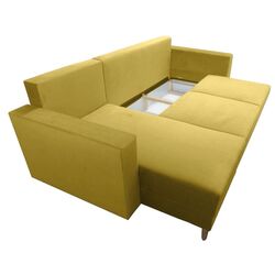 Canapea de colt Tempo Kondela Bleky Roh Left (Yellow) Thumb