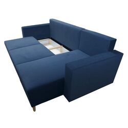 Canapea de colt Tempo Kondela Bleky Roh Right (Blue) Thumb