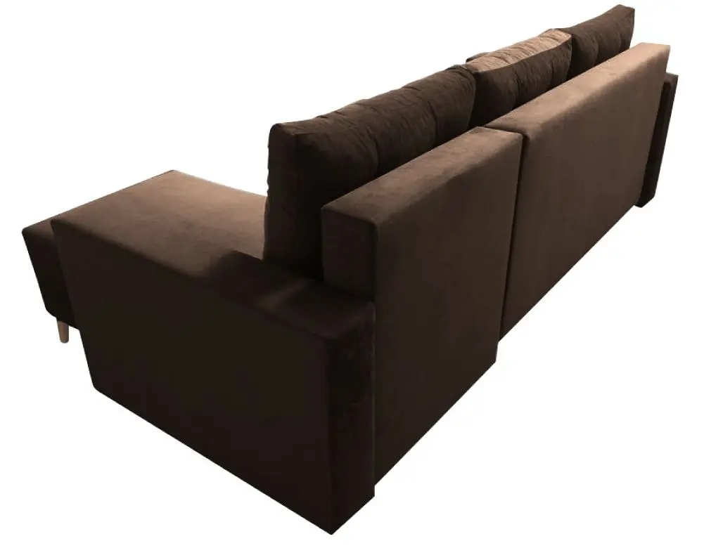 Canapea de colt Tempo Kondela Bleky Roh Right (Brown) - 2