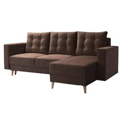 Canapea de colt Tempo Kondela Bleky Roh Right (Brown) Thumb