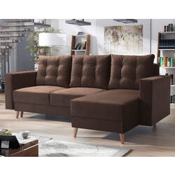 Canapea de colt Tempo Kondela Bleky Roh Right (Brown) Thumb