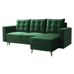 Canapea de colt Tempo Kondela Bleky Roh Right (Green) Thumb