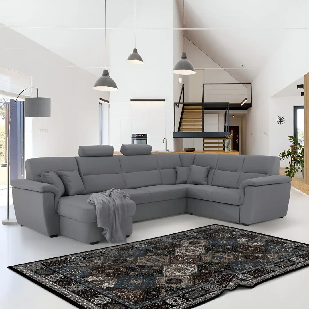 Canapea de colt Tempo Kondela Born U Left (Grey)