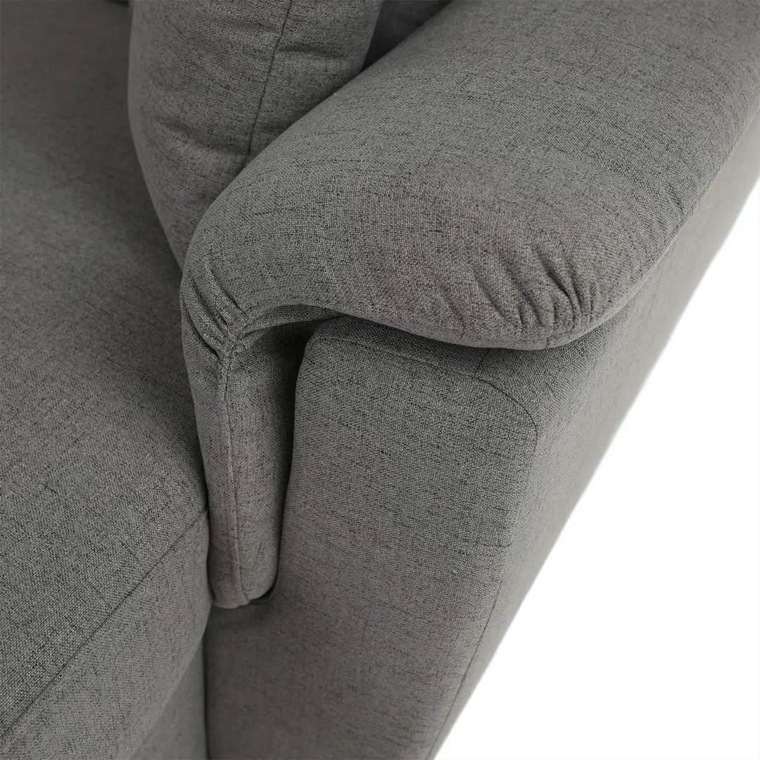 Canapea de colt Tempo Kondela Born U Right (Grey)