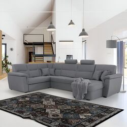 Canapea de colt Tempo Kondela Born U Right (Grey)