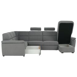 Canapea de colt Tempo Kondela Born U Right (Grey) Thumb