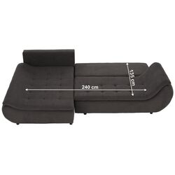 Canapea de colt Tempo Kondela Brato Left (Gray-Brown/Orange) Thumb