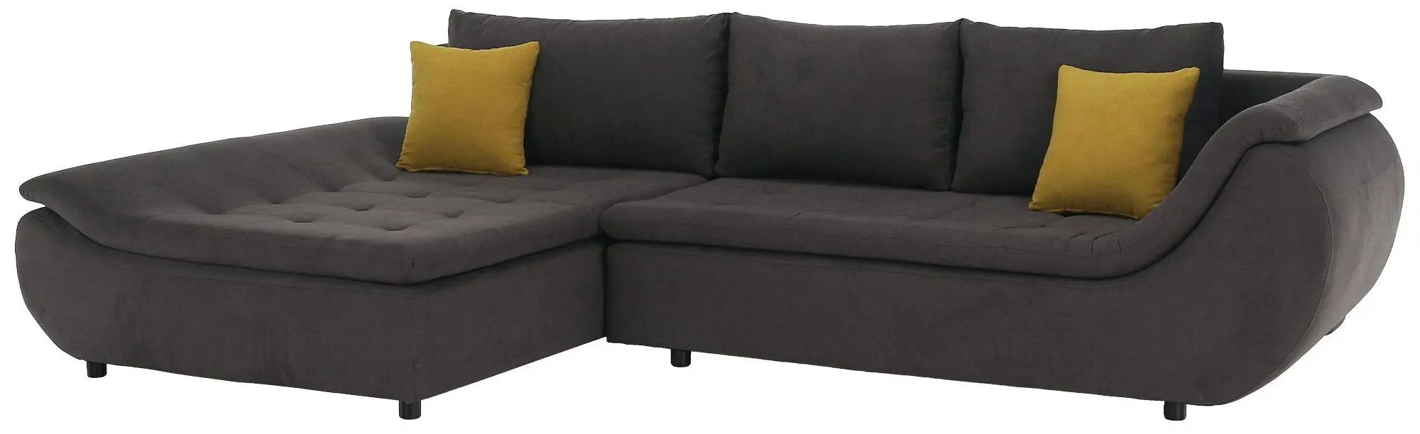 Canapea de colt Tempo Kondela Brato Left (Gray-Brown/Orange)