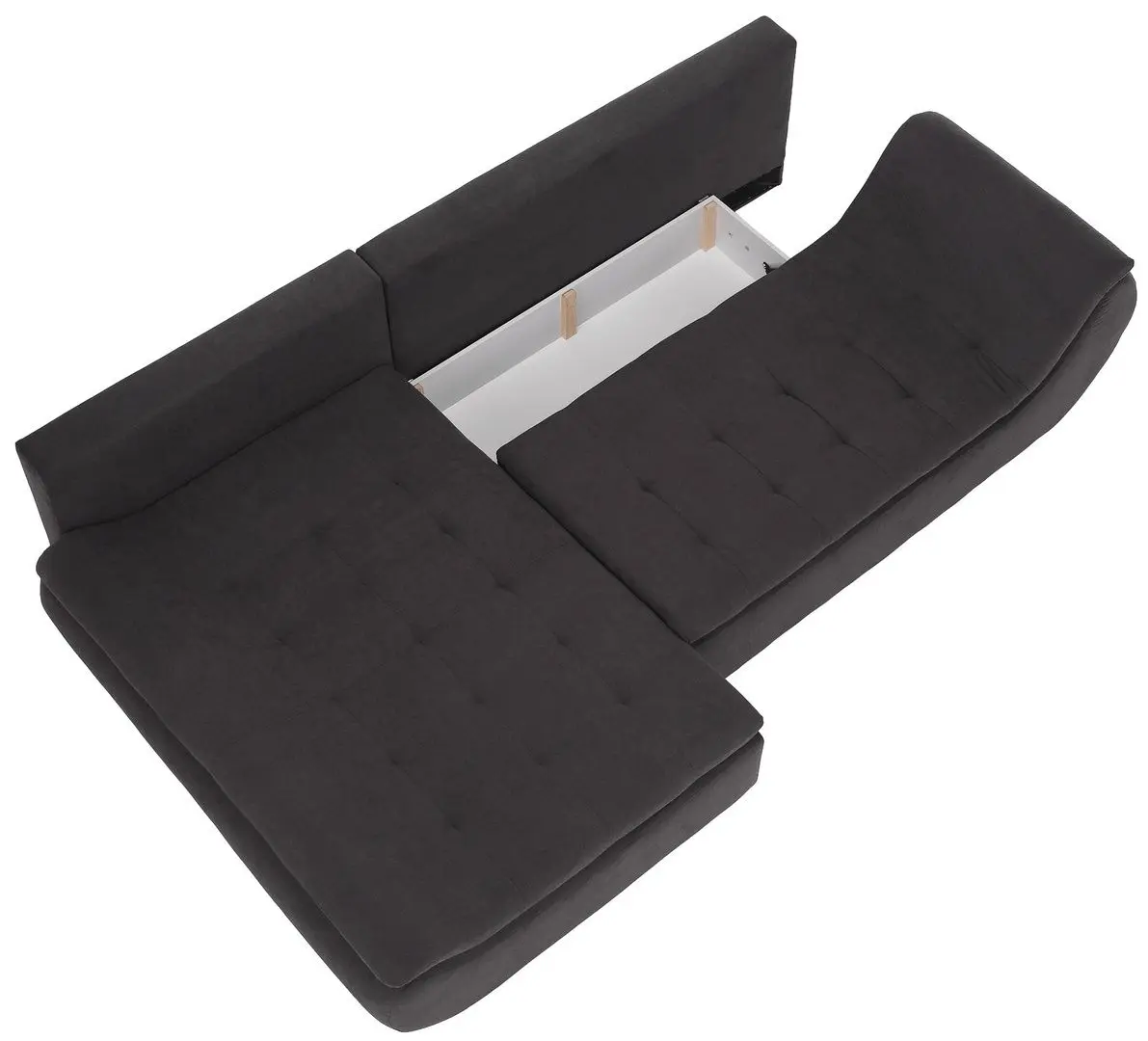 Canapea de colt Tempo Kondela Brato Left (Gray-Brown/Orange)