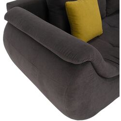 Canapea de colt Tempo Kondela Brato Left (Gray-Brown/Orange) Thumb