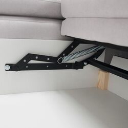 Canapea de colt Tempo Kondela Brato Left (Light Gray/Powdery Pink) Thumb