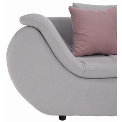 Canapea de colt Tempo Kondela Brato Left (Light Gray/Powdery Pink) Thumb