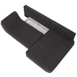 Canapea de colt Tempo Kondela Brato Right (Gray-Brown/Orange) Thumb