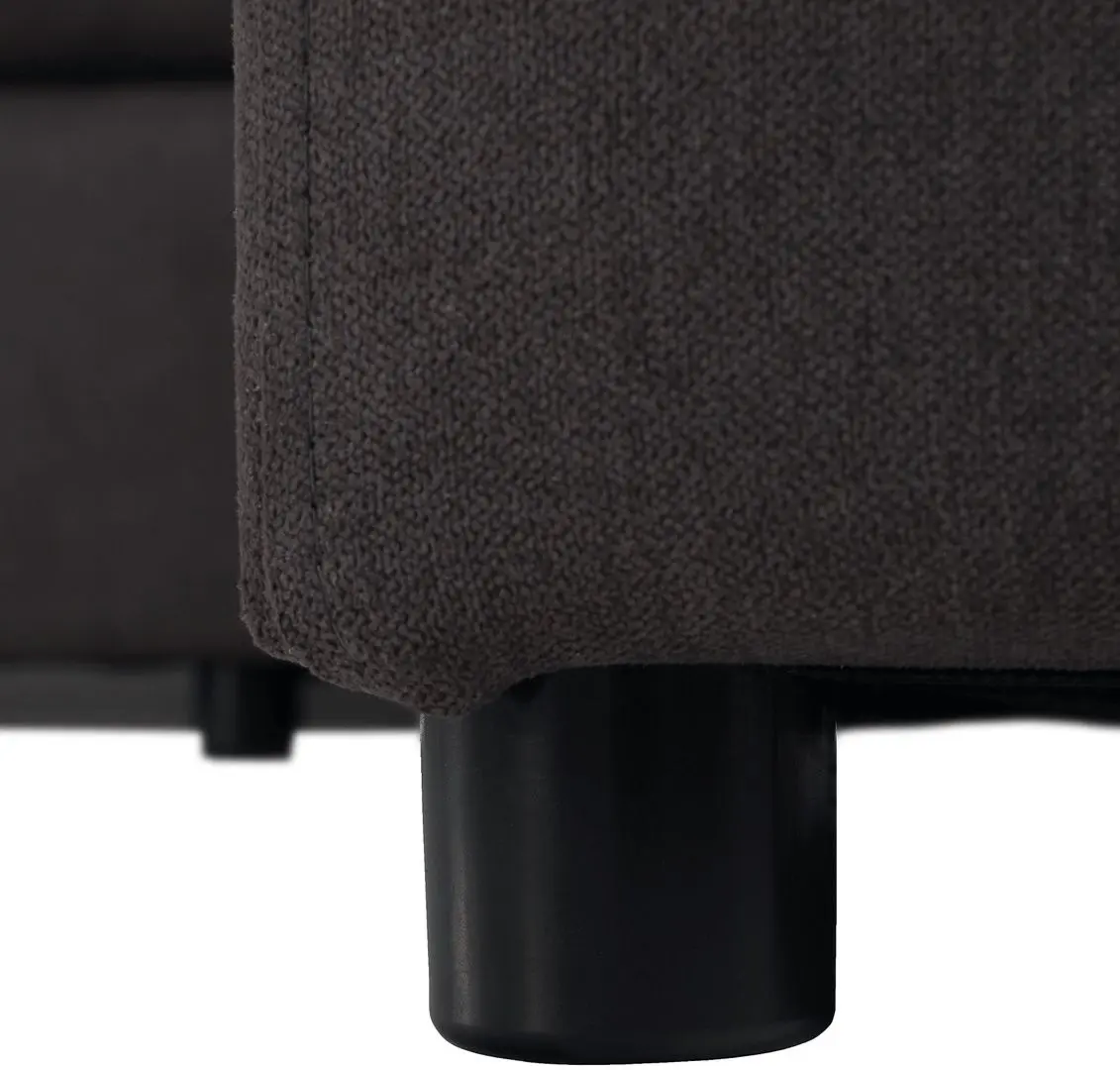 Canapea de colt Tempo Kondela Brato Right (Gray-Brown/Orange)