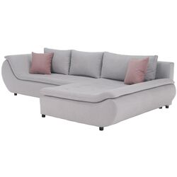 Canapea de colt Tempo Kondela Brato Right (Light Gray/Powdery Pink) Thumb