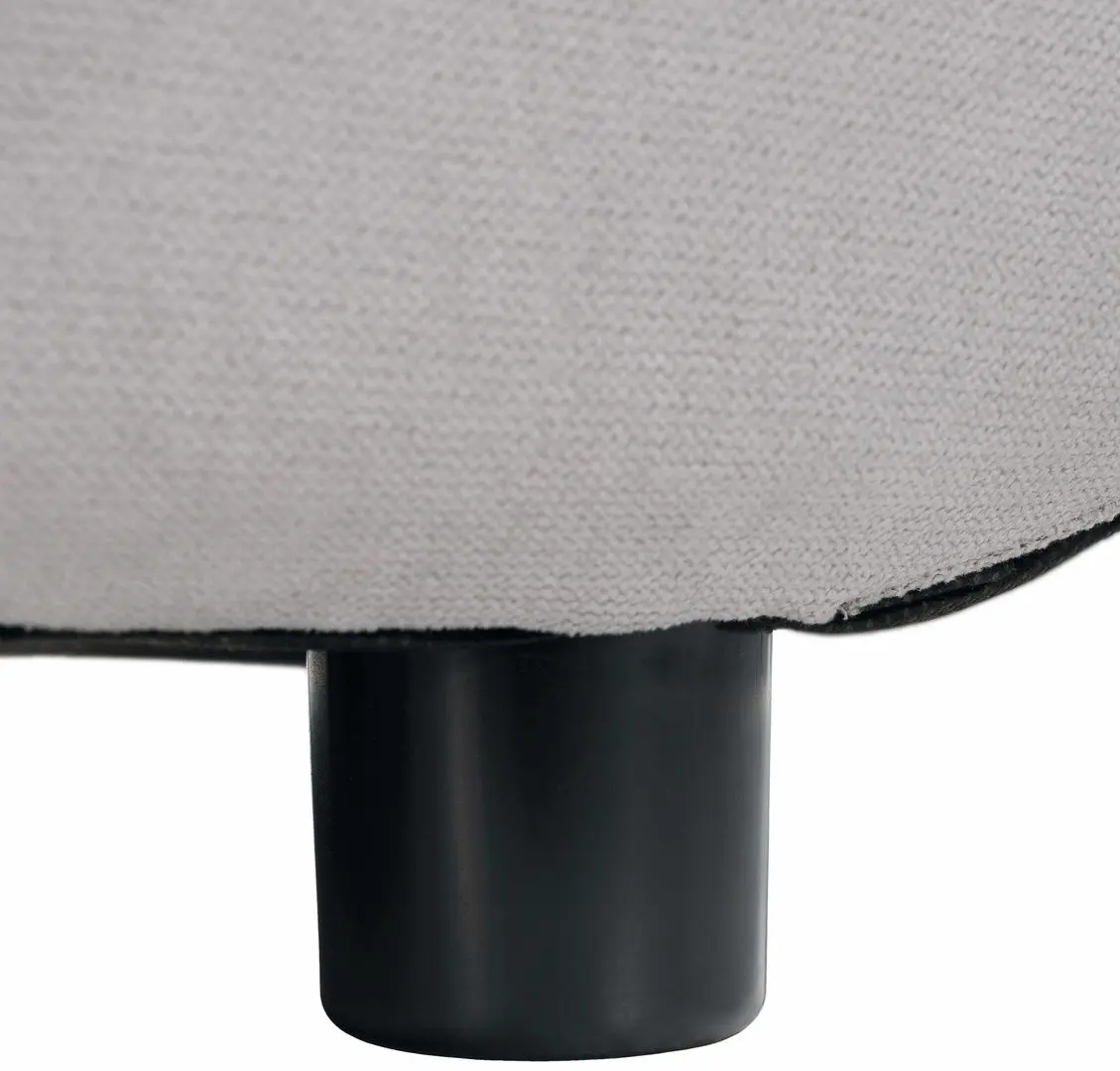 Canapea de colt Tempo Kondela Brato Right (Light Gray/Powdery Pink)