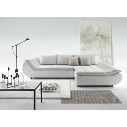 Диван угловой Tempo Kondela Brato Right (White/Light Gray/Powdery Pink) Thumb