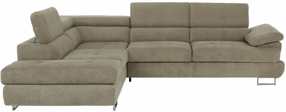 Canapea de colt Tempo Kondela Buton P Soro 13 Left (Light Brown)