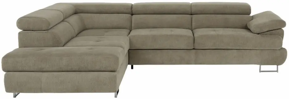 Canapea de colt Tempo Kondela Buton P Soro 13 Left (Light Brown)