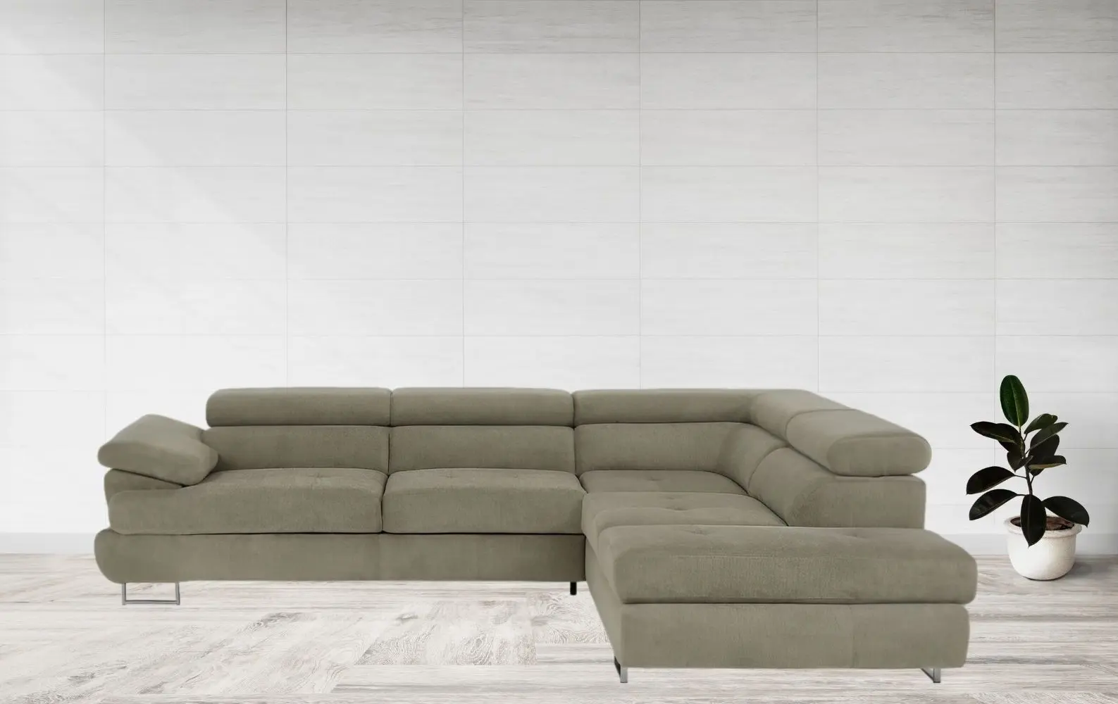 Диван угловой Tempo Kondela Buton P Soro 13 Right (Light Brown)