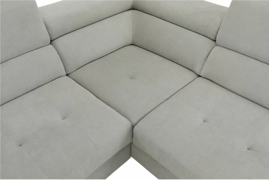 Canapea de colt Tempo Kondela Buton P Soro 83 Left (Light Gray)