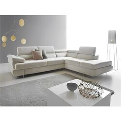 Canapea de colt Tempo Kondela Buton P Soro 83 Right (Light Gray)