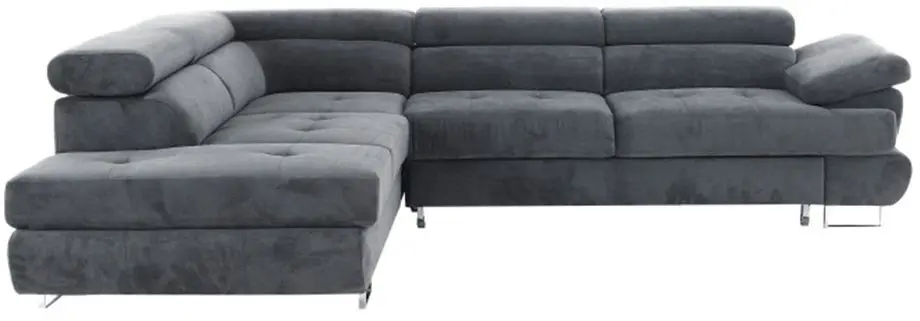 Canapea de colt Tempo Kondela Buton P Soro 97 Left (Gray)