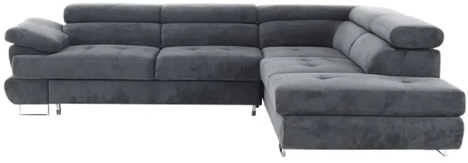 Canapea de colt Tempo Kondela Buton P Soro 97 Right (Gray)
