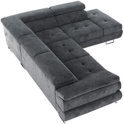 Canapea de colt Tempo Kondela Buton P Soro 97 Right (Gray) Thumb