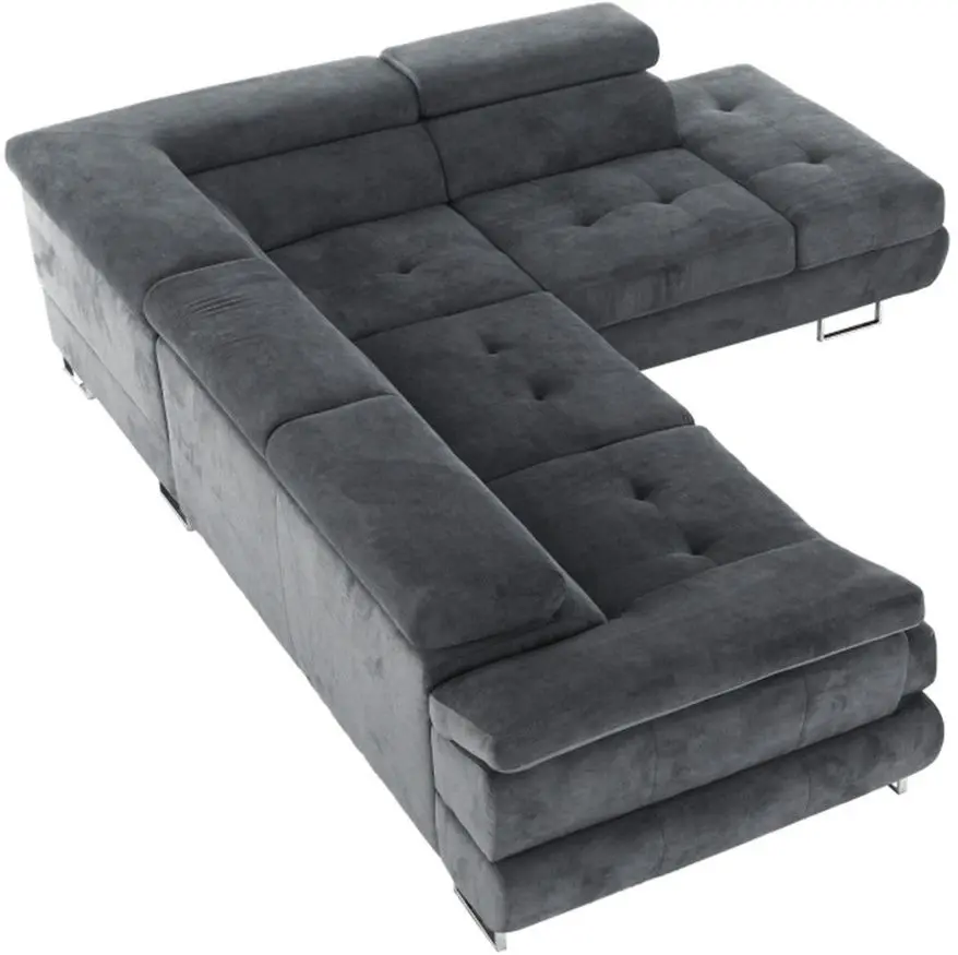 Canapea de colt Tempo Kondela Buton P Soro 97 Right (Gray)