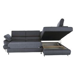 Canapea de colt Tempo Kondela Buton R Right (Dark Gray) Thumb