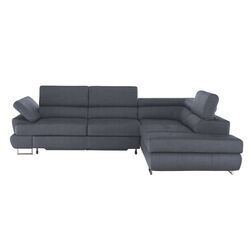 Canapea de colt Tempo Kondela Buton R Right (Dark Gray) Thumb