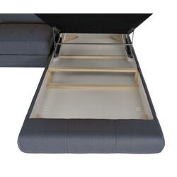 Canapea de colt Tempo Kondela Buton R Right (Dark Gray) Thumb