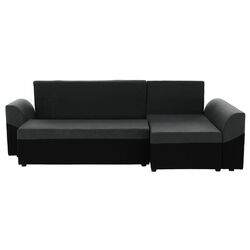 Диван угловой Tempo Kondela Desny (Black/Gray) Thumb