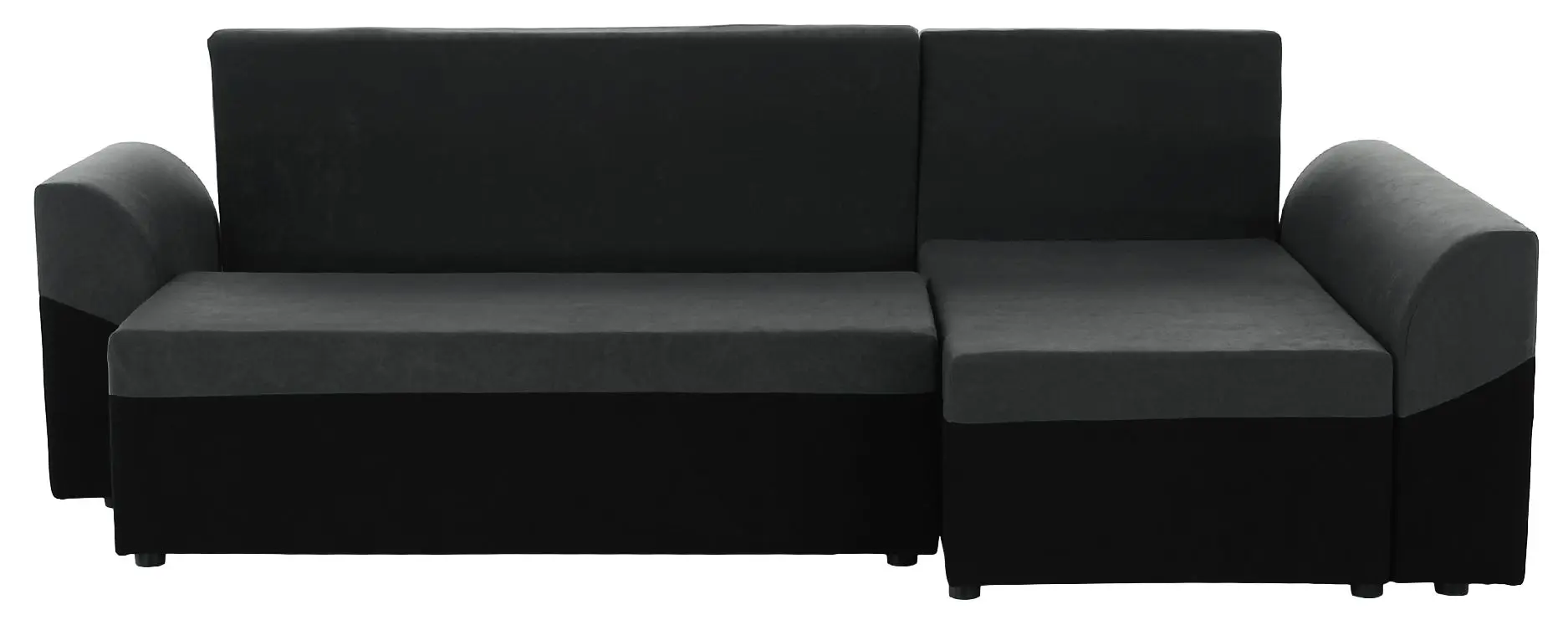 Диван угловой Tempo Kondela Desny (Black/Gray) - 4