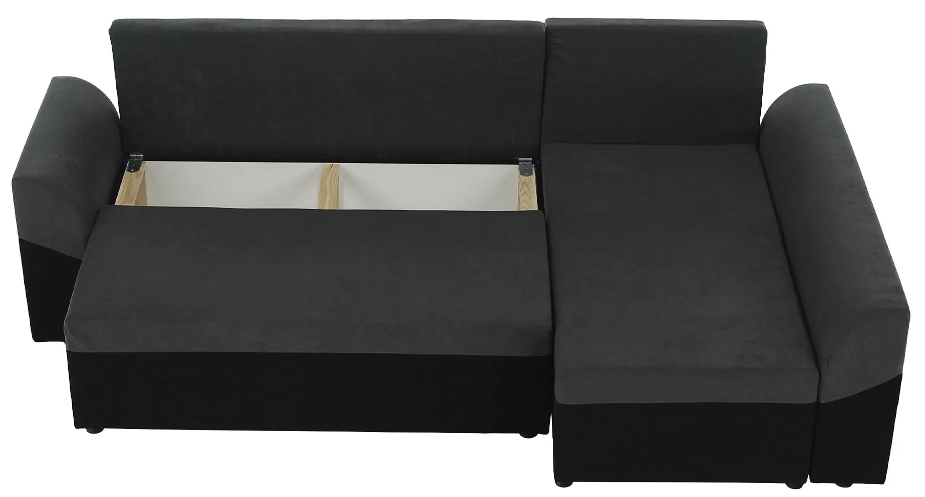 Диван угловой Tempo Kondela Desny (Black/Gray) - 6