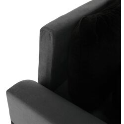 Диван угловой Tempo Kondela Desny (Black/Gray) Thumb