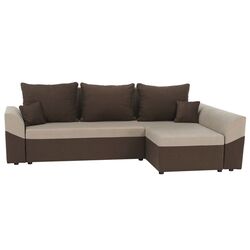 Диван угловой Tempo Kondela Desny (Brown/Beige)