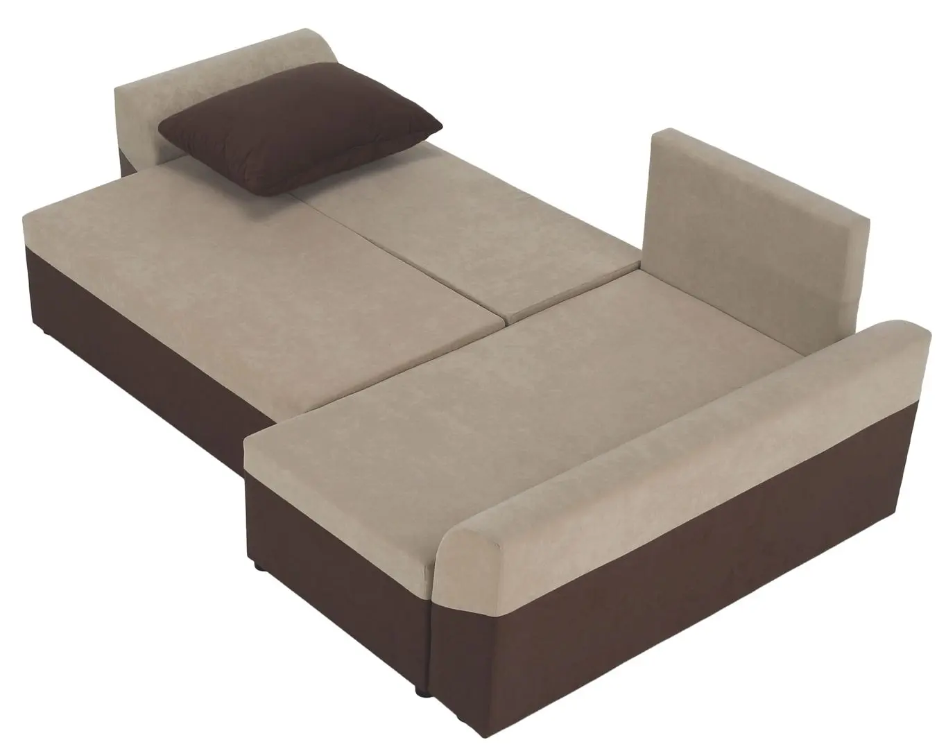 Диван угловой Tempo Kondela Desny (Brown/Beige) - 7