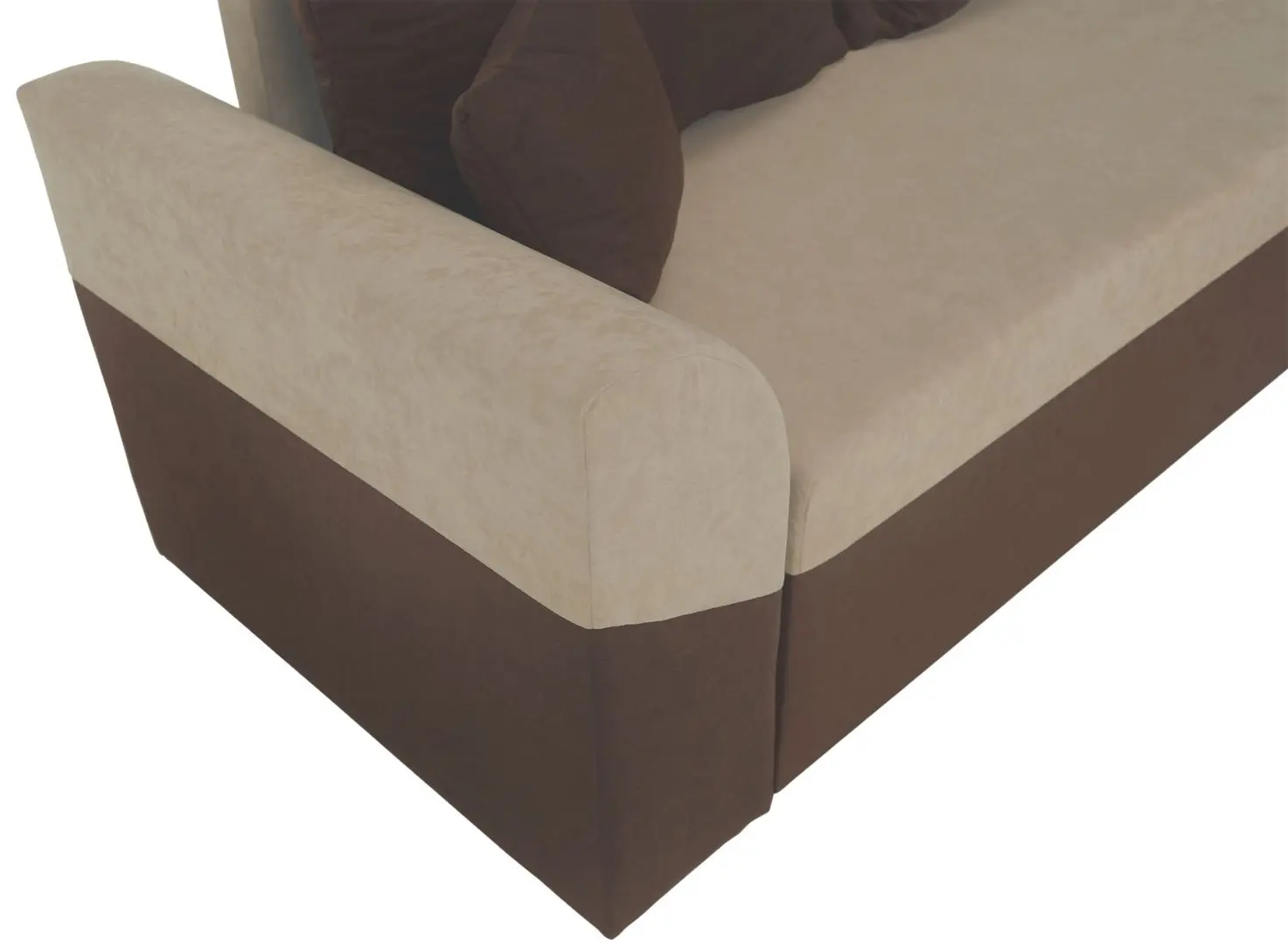 Диван угловой Tempo Kondela Desny (Brown/Beige) - 8