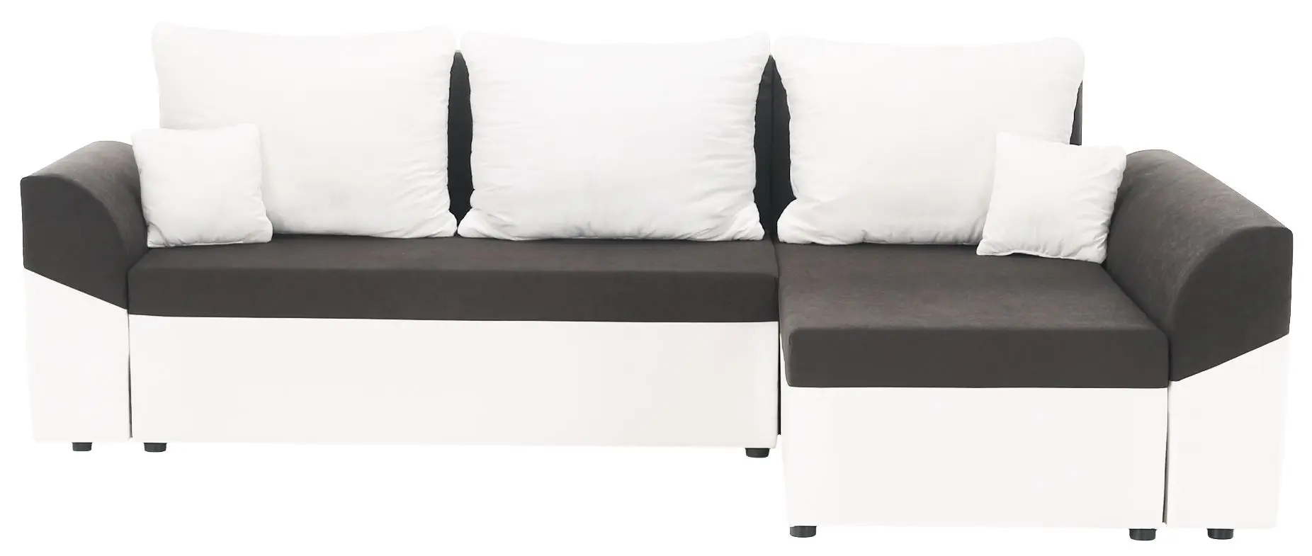 Диван угловой Tempo Kondela Desny (White/Gray) - 2