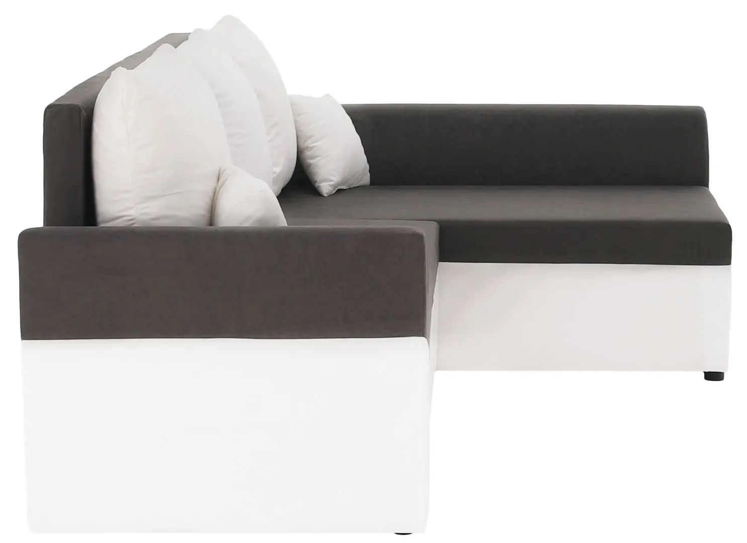 Диван угловой Tempo Kondela Desny (White/Gray) - 3