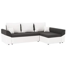 Диван угловой Tempo Kondela Desny (White/Gray)