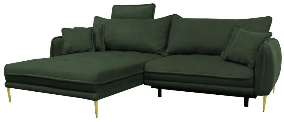 Canapea de colt Tempo Kondela Destiny Left (Green) - 5