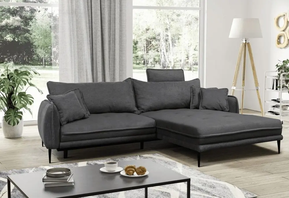 Canapea de colt Tempo Kondela Destiny Right (Grey)