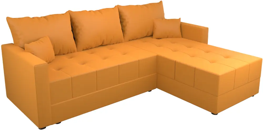 Диван угловой Tempo Kondela Duan Roh Right (Mustard)