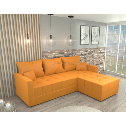 Canapea de colt Tempo Kondela Duan Roh Right (Mustard)