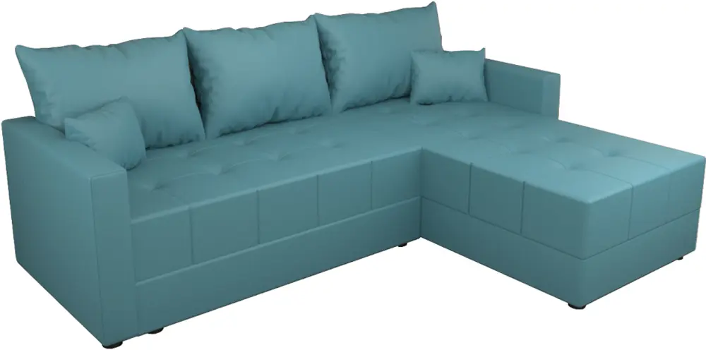 Диван угловой Tempo Kondela Duan Roh Right (Petrol)