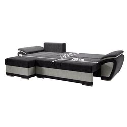 Canapea de colt Tempo Kondela Enif Roh Left (Light Gray/Dark Gray) Thumb